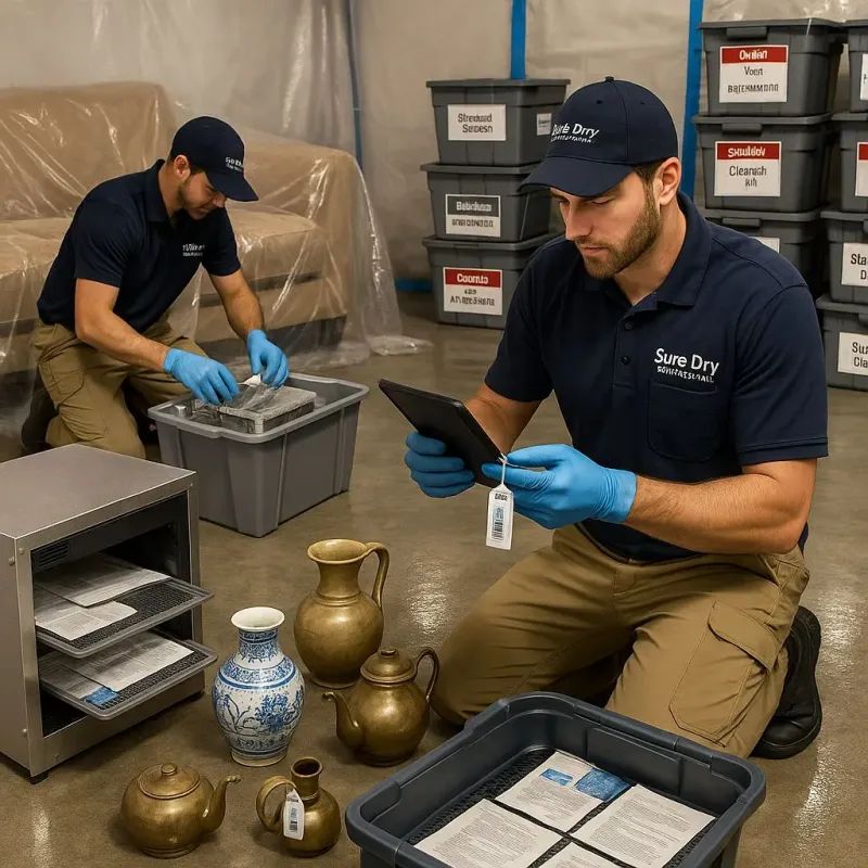Content Protection and Restoration process in Wallingford Center, CT